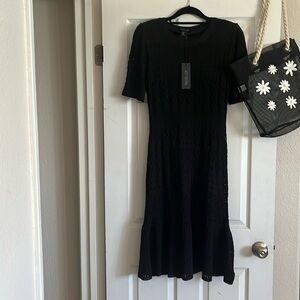 Rachel Zoe midi summer dress. Brand new super cute w/ a mesh black sunflower bag